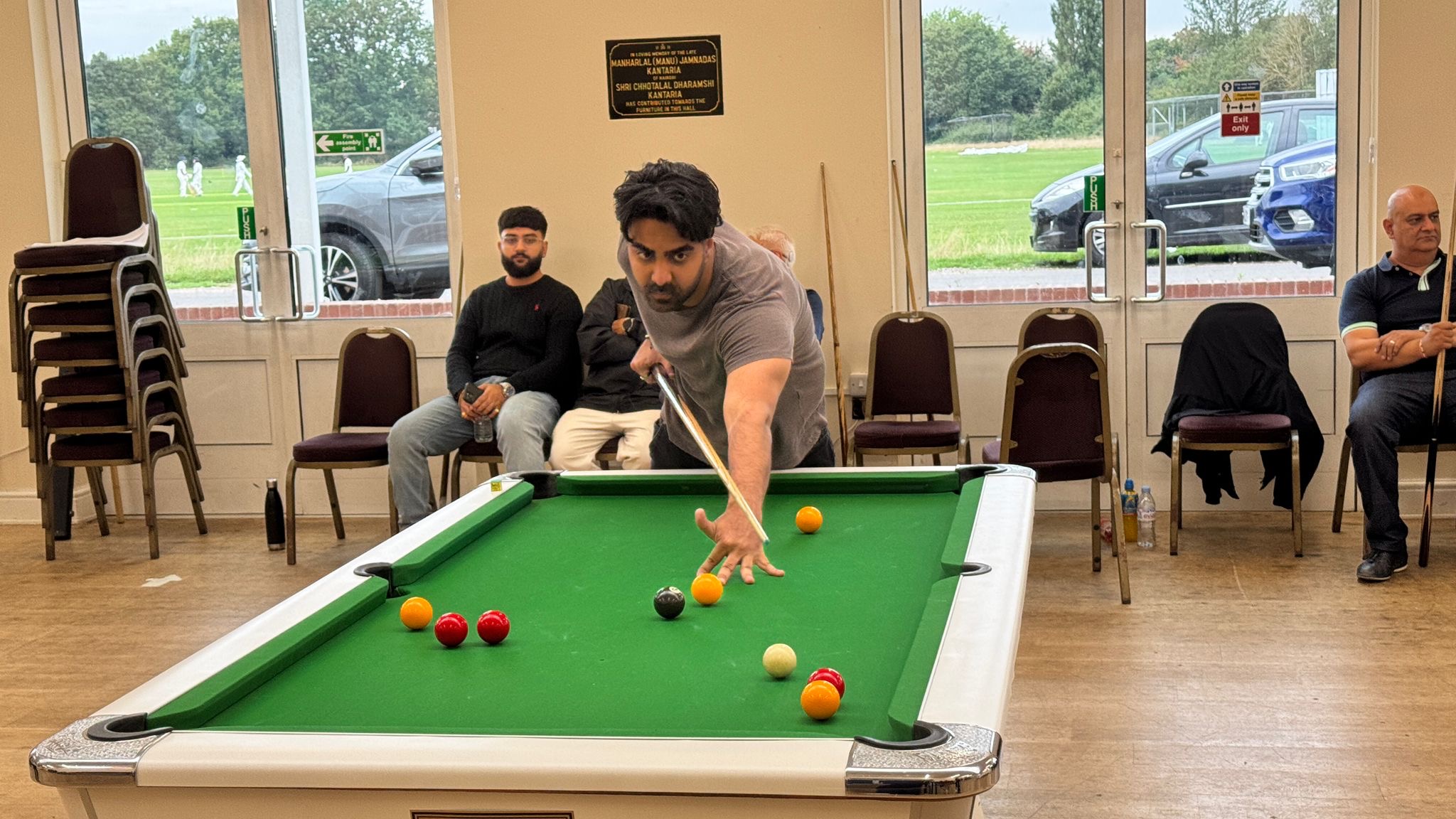 Pool tournament at the Raghuvanshi Charitable Trust Hall