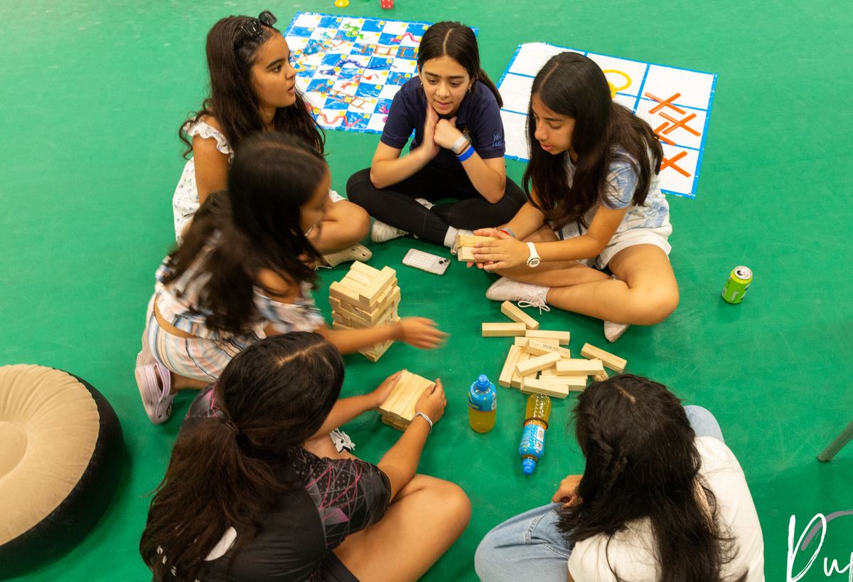 Games and laughter between matches