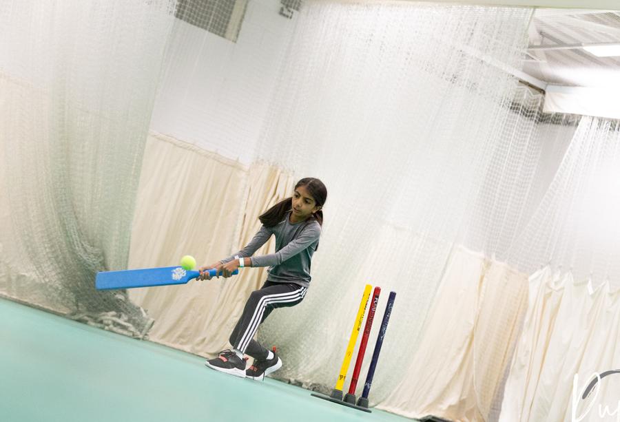 First swing of the bat