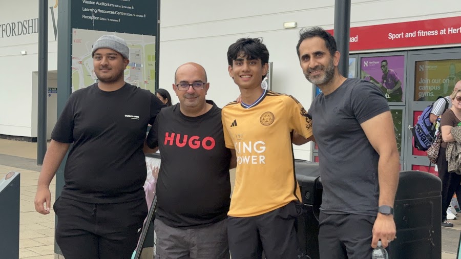LCUK members outside Hertfordshire Sports Village