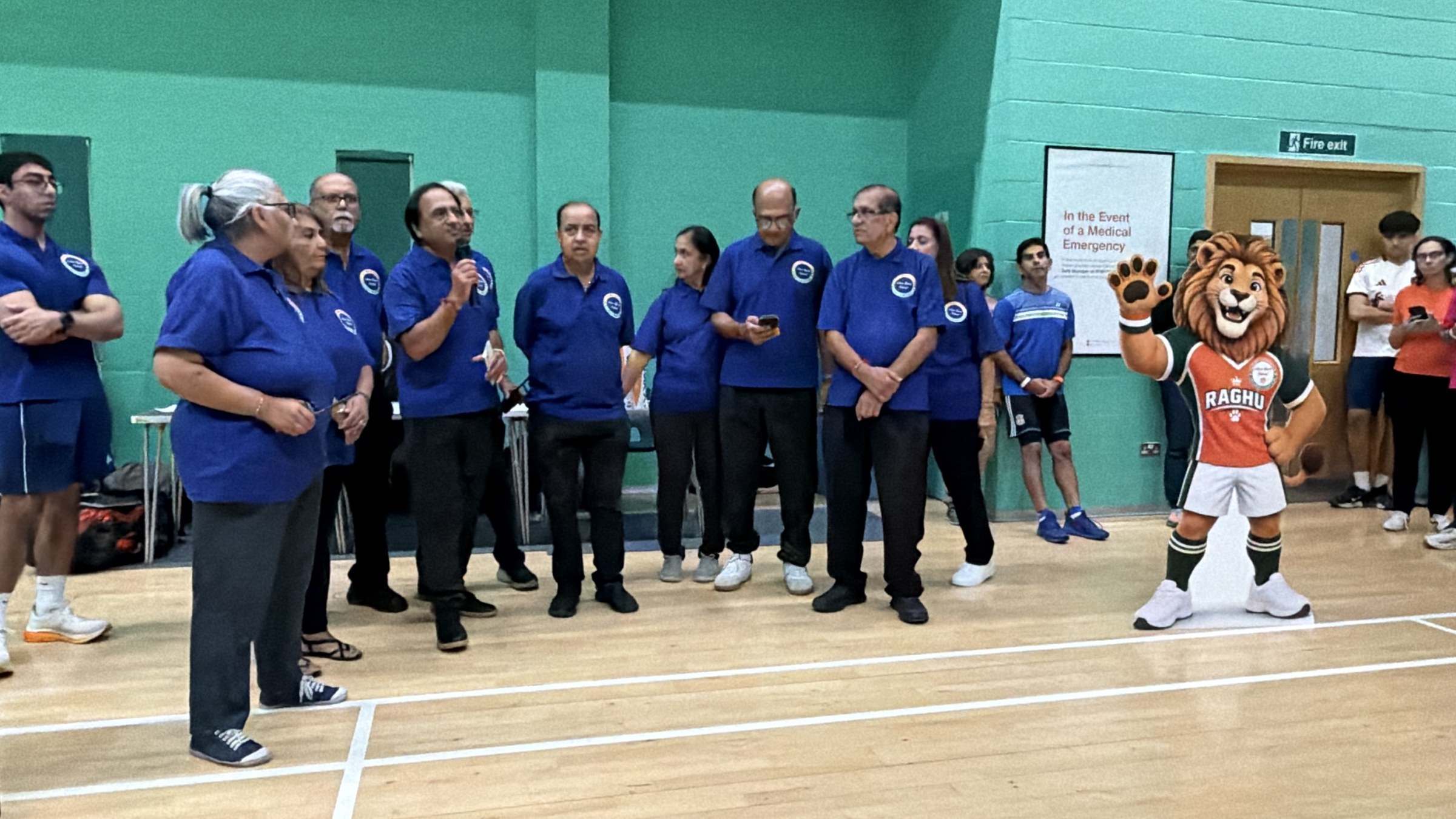 The opening ceremony on Festival Day at Hertfordshire Sports Village, Lohana Sports Festival 2026