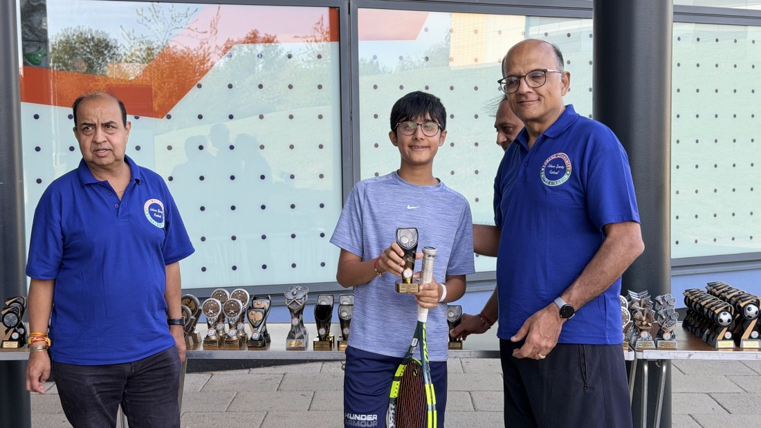 The trophy presentations, Festival Day at Hertfordshire Sports Village, Lohana Sports Festival 2026