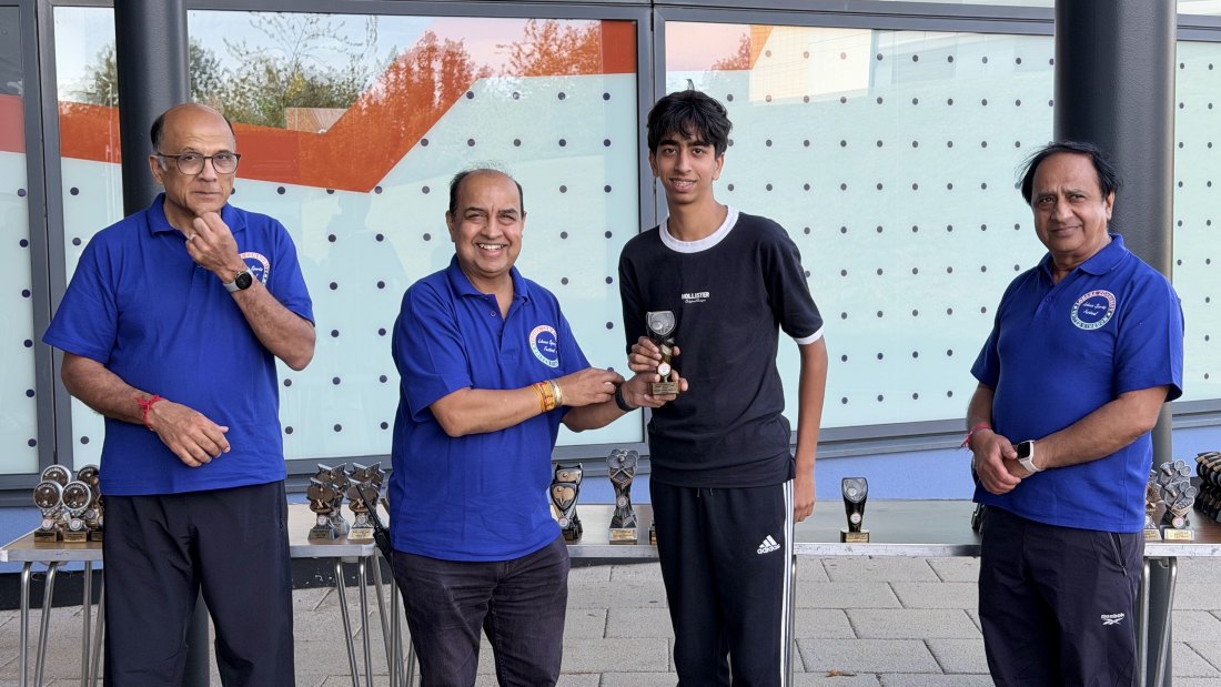 The trophy presentations, Festival Day at Hertfordshire Sports Village, Lohana Sports Festival 2026