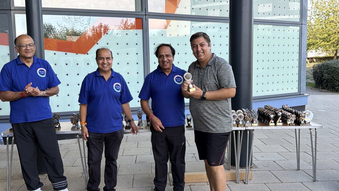 The trophy presentations, Festival Day at Hertfordshire Sports Village, Lohana Sports Festival 2026