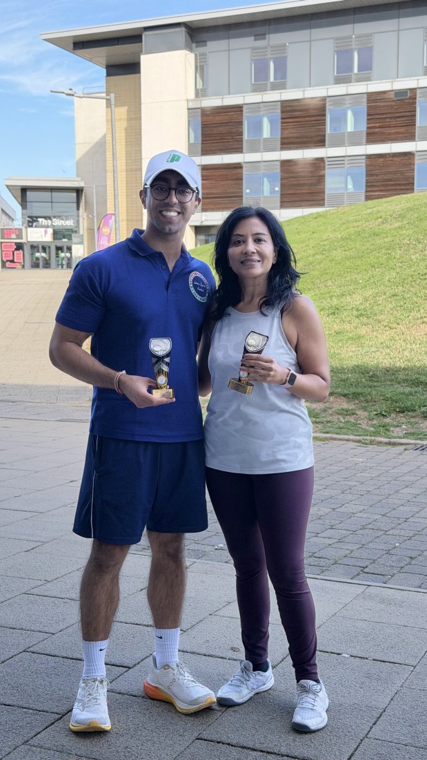 The trophy presentations, Festival Day at Hertfordshire Sports Village, Lohana Sports Festival 2026
