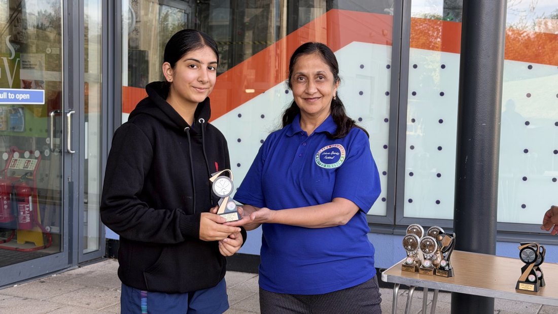 The trophy presentations, Festival Day at Hertfordshire Sports Village, Lohana Sports Festival 2026