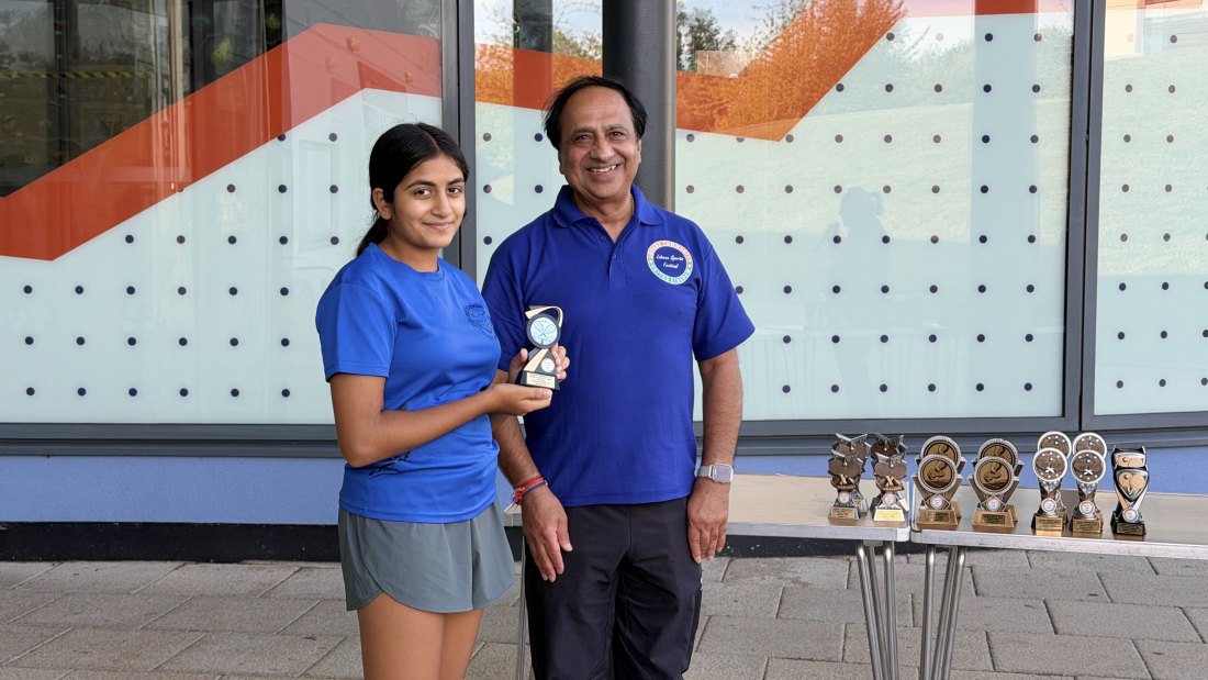The trophy presentations, Festival Day at Hertfordshire Sports Village, Lohana Sports Festival 2026