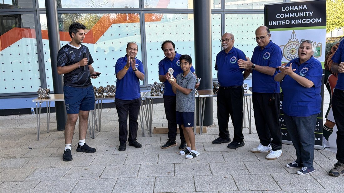 The trophy presentations, Festival Day at Hertfordshire Sports Village, Lohana Sports Festival 2026