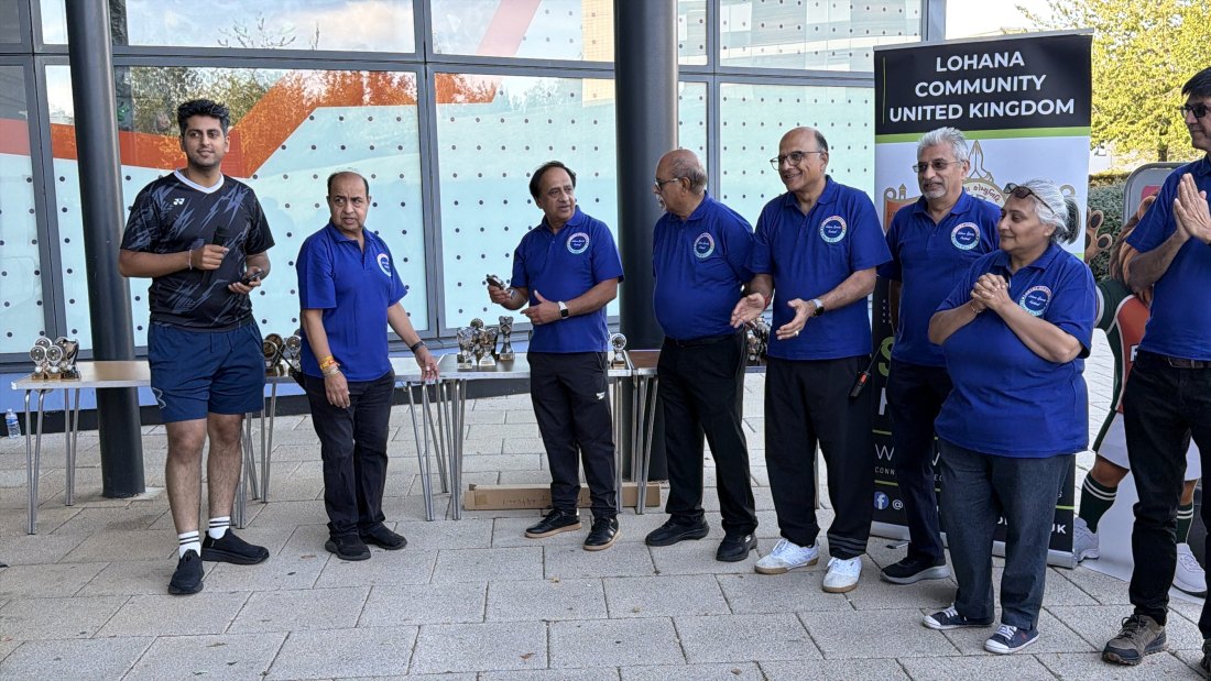 The trophy presentations, Festival Day at Hertfordshire Sports Village, Lohana Sports Festival 2026