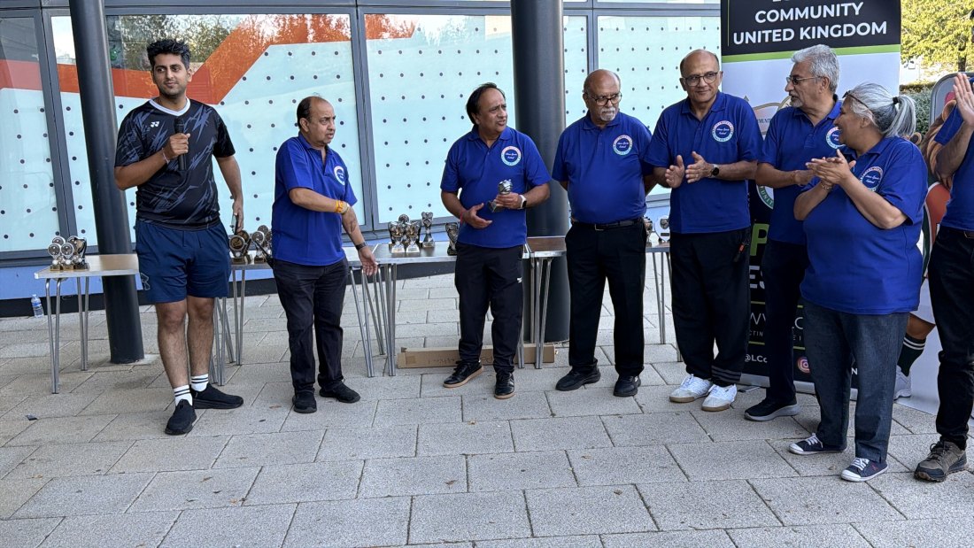 The trophy presentations, Festival Day at Hertfordshire Sports Village, Lohana Sports Festival 2026