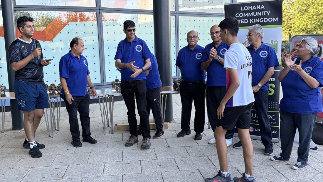 The trophy presentations, Festival Day at Hertfordshire Sports Village, Lohana Sports Festival 2026