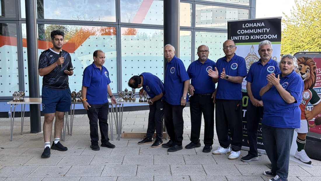 The trophy presentations, Festival Day at Hertfordshire Sports Village, Lohana Sports Festival 2026