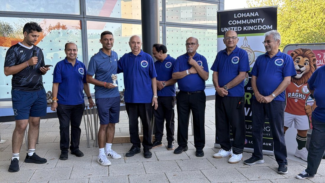 The trophy presentations, Festival Day at Hertfordshire Sports Village, Lohana Sports Festival 2026