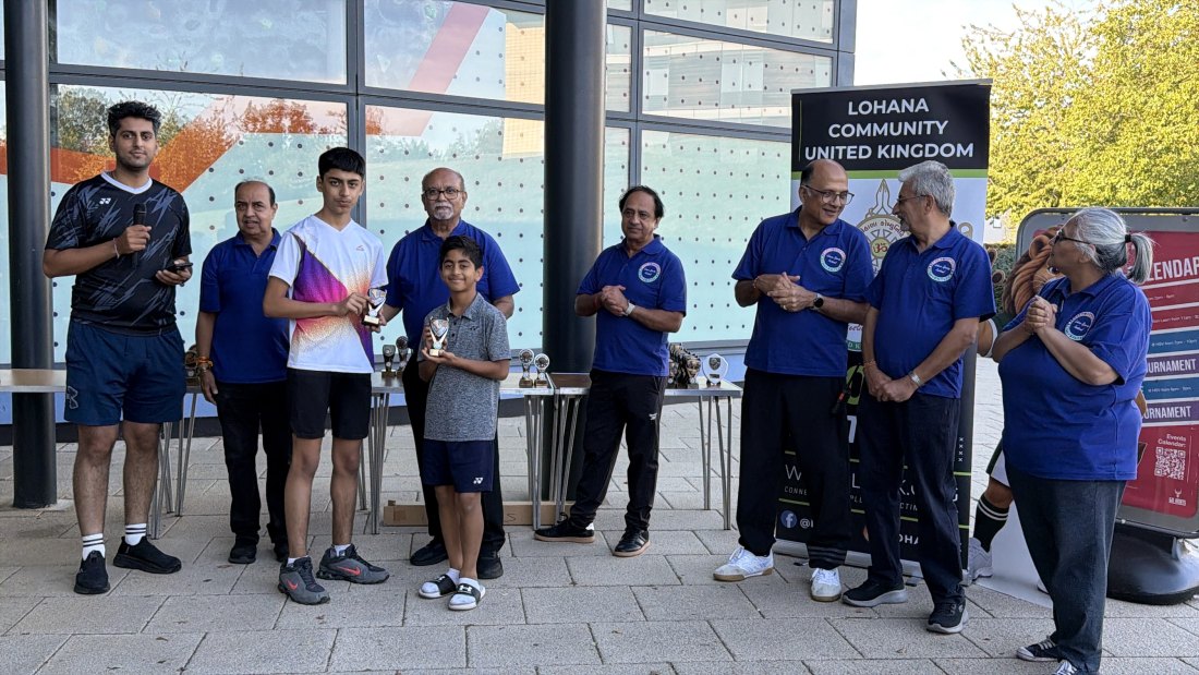 The trophy presentations, Festival Day at Hertfordshire Sports Village, Lohana Sports Festival 2026