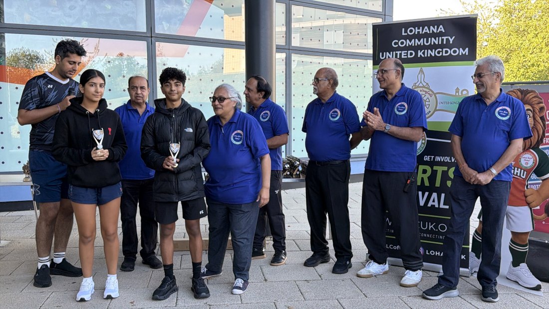 The trophy presentations, Festival Day at Hertfordshire Sports Village, Lohana Sports Festival 2026