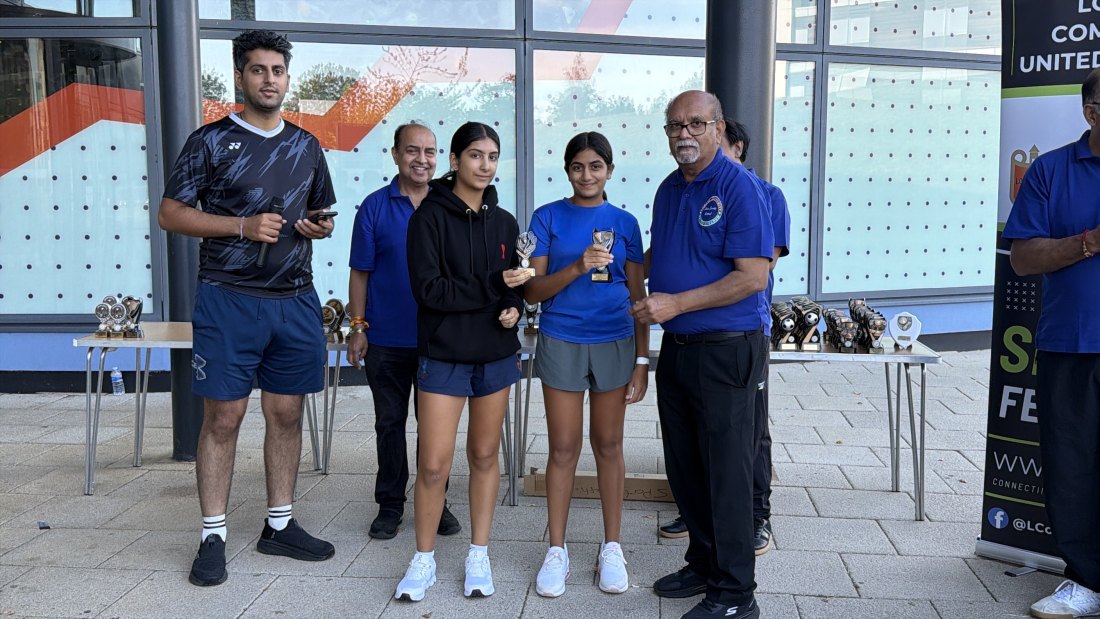 The trophy presentations, Festival Day at Hertfordshire Sports Village, Lohana Sports Festival 2026