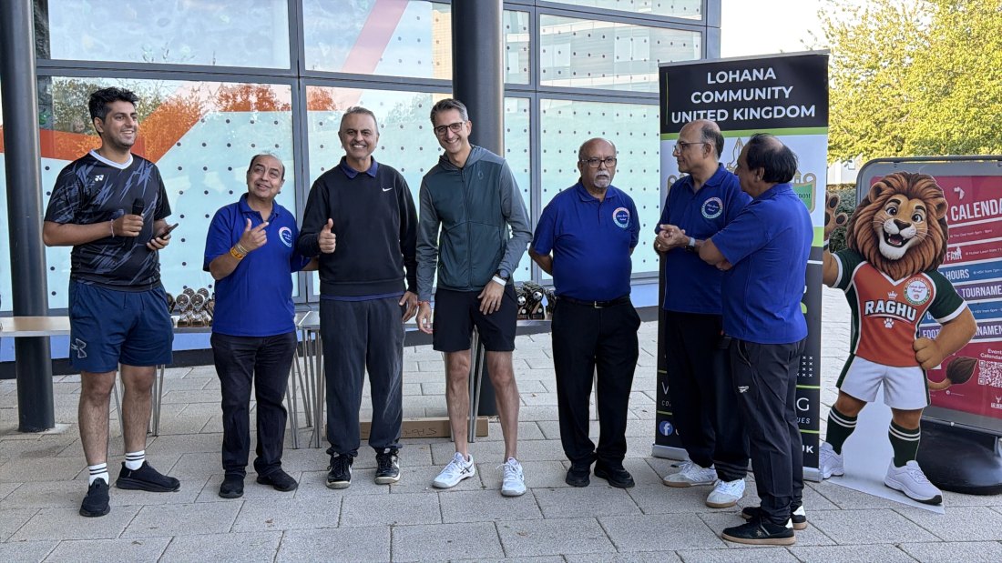 The trophy presentations, Festival Day at Hertfordshire Sports Village, Lohana Sports Festival 2026