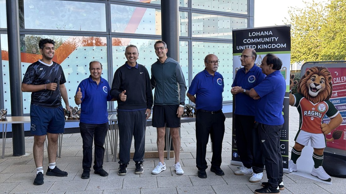 The trophy presentations, Festival Day at Hertfordshire Sports Village, Lohana Sports Festival 2026