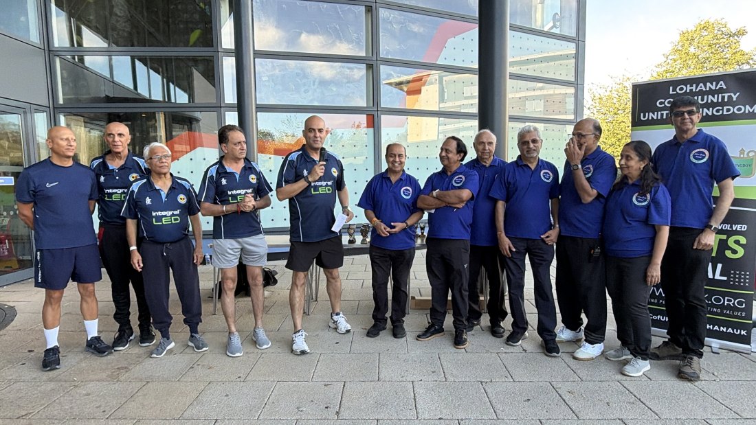 The trophy presentations, Festival Day at Hertfordshire Sports Village, Lohana Sports Festival 2026