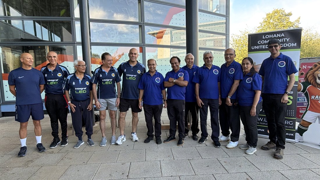 The trophy presentations, Festival Day at Hertfordshire Sports Village, Lohana Sports Festival 2026