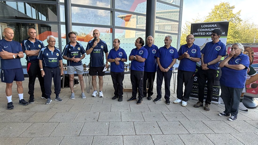 The trophy presentations, Festival Day at Hertfordshire Sports Village, Lohana Sports Festival 2026