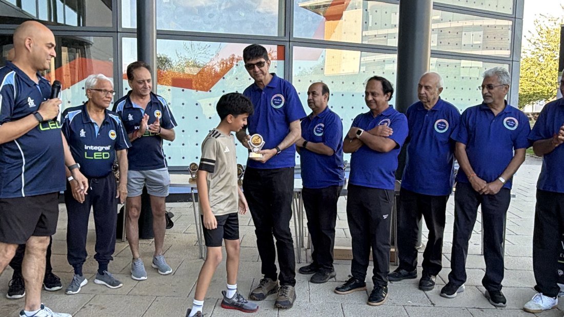 The trophy presentations, Festival Day at Hertfordshire Sports Village, Lohana Sports Festival 2026