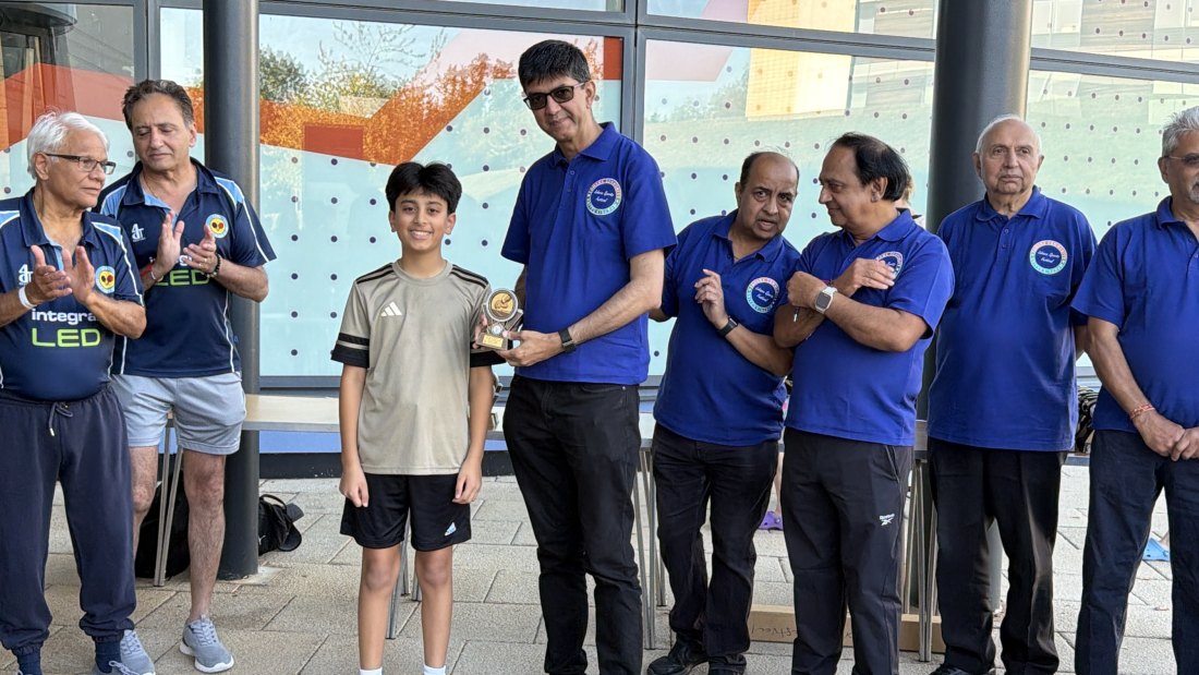 The trophy presentations, Festival Day at Hertfordshire Sports Village, Lohana Sports Festival 2026