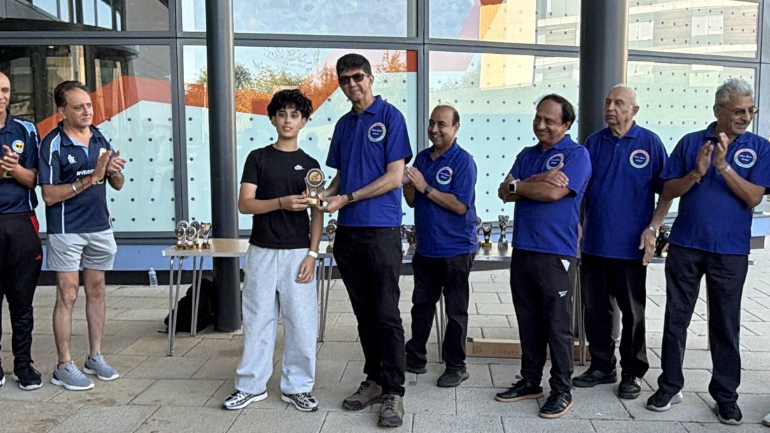 The trophy presentations, Festival Day at Hertfordshire Sports Village, Lohana Sports Festival 2026