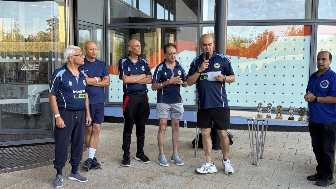 The trophy presentations, Festival Day at Hertfordshire Sports Village, Lohana Sports Festival 2026