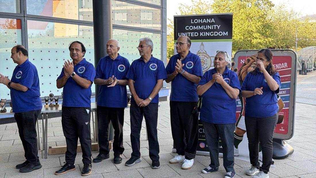 The trophy presentations, Festival Day at Hertfordshire Sports Village, Lohana Sports Festival 2026
