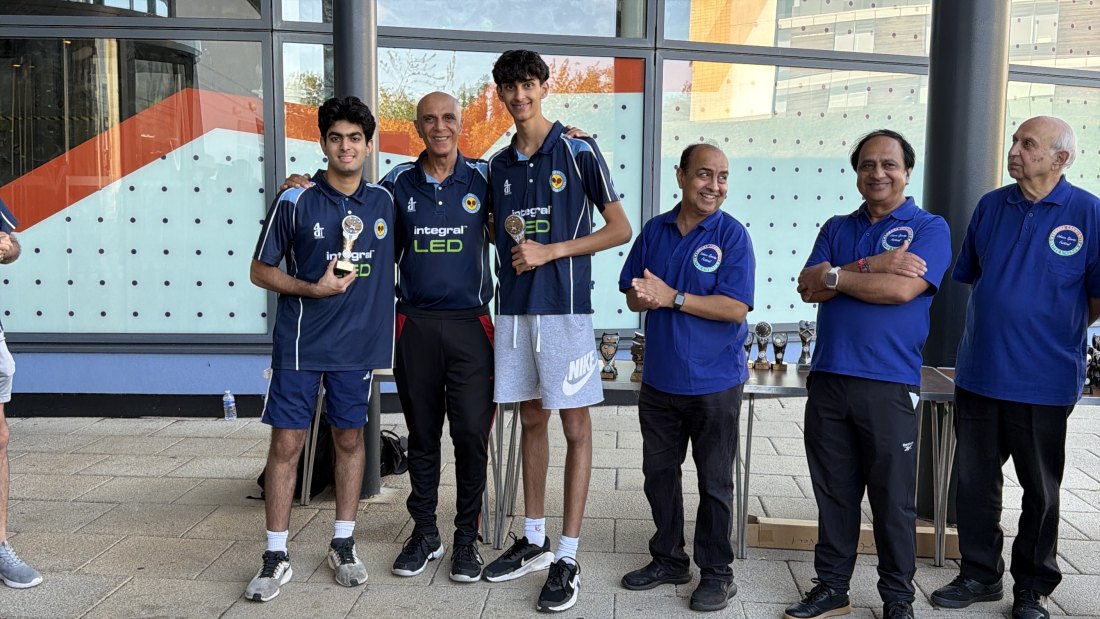 The trophy presentations, Festival Day at Hertfordshire Sports Village, Lohana Sports Festival 2026
