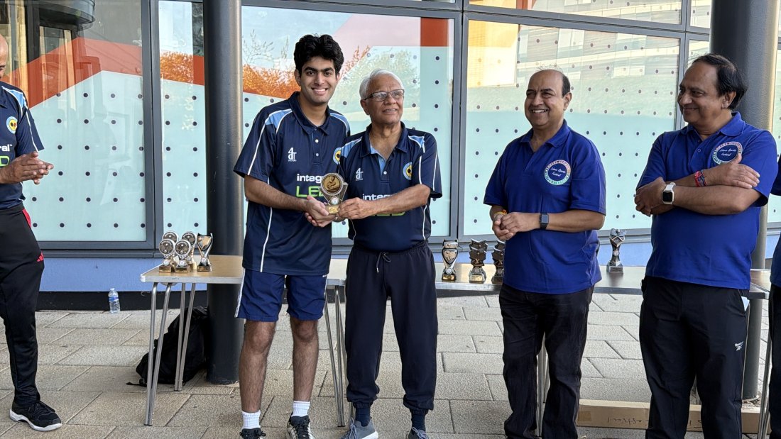 The trophy presentations, Festival Day at Hertfordshire Sports Village, Lohana Sports Festival 2026