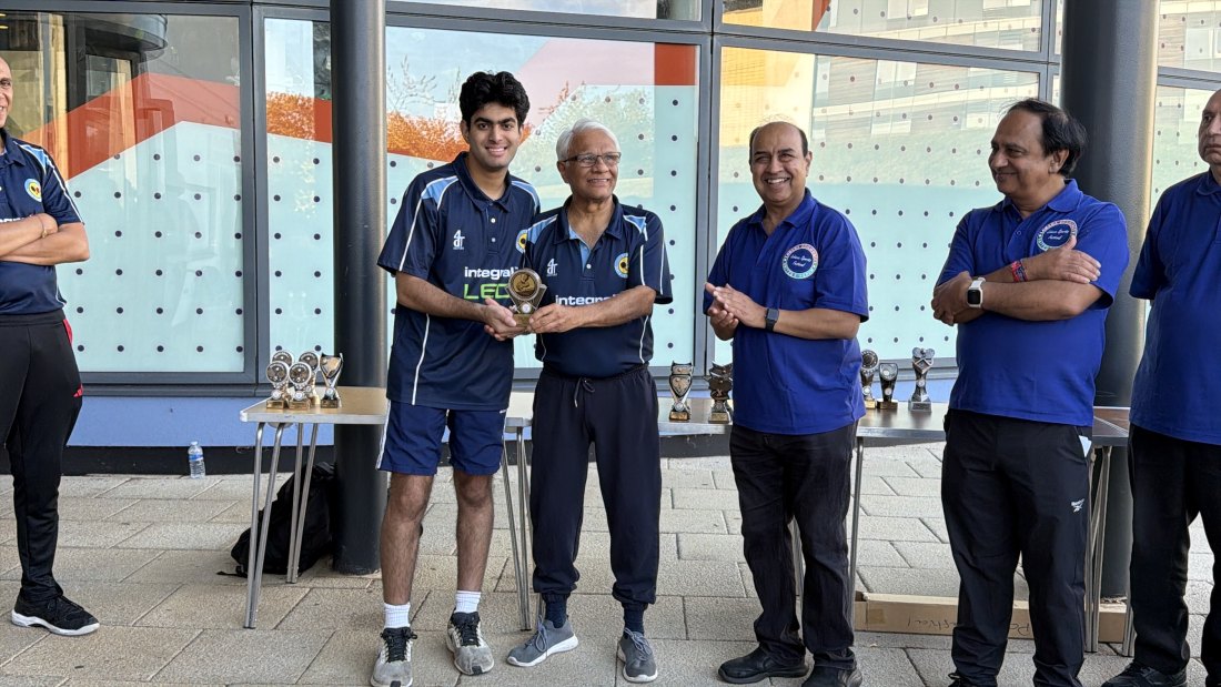 The trophy presentations, Festival Day at Hertfordshire Sports Village, Lohana Sports Festival 2026