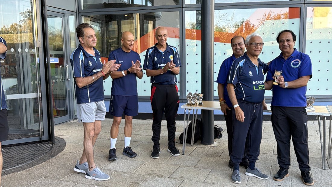 The trophy presentations, Festival Day at Hertfordshire Sports Village, Lohana Sports Festival 2026