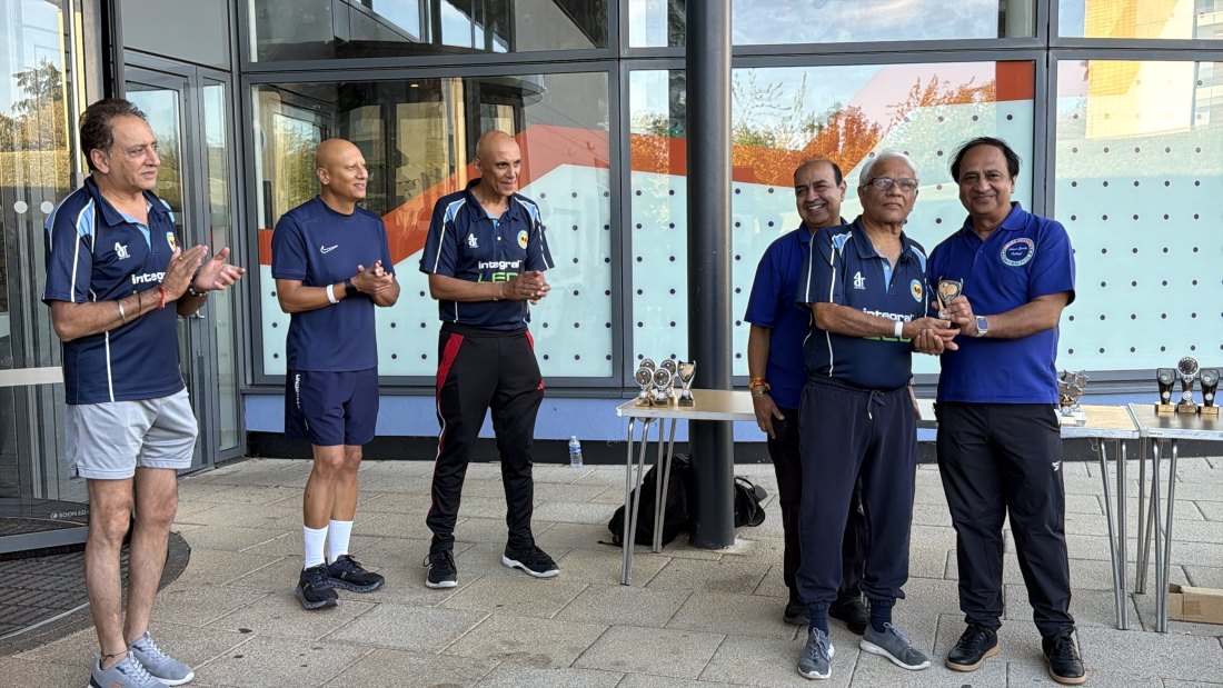 The trophy presentations, Festival Day at Hertfordshire Sports Village, Lohana Sports Festival 2026