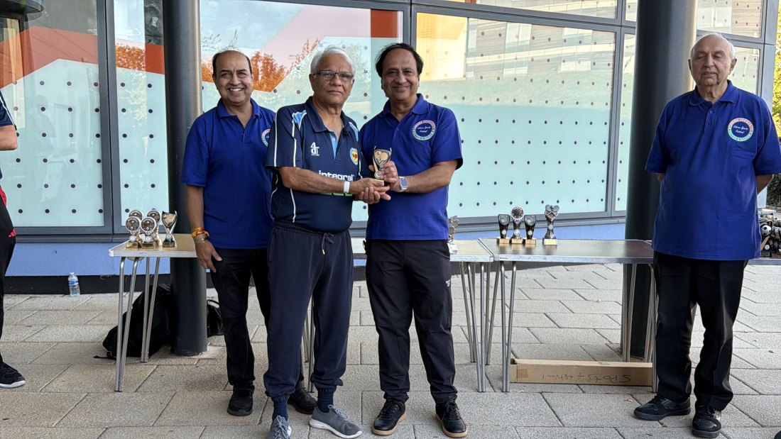 The trophy presentations, Festival Day at Hertfordshire Sports Village, Lohana Sports Festival 2026
