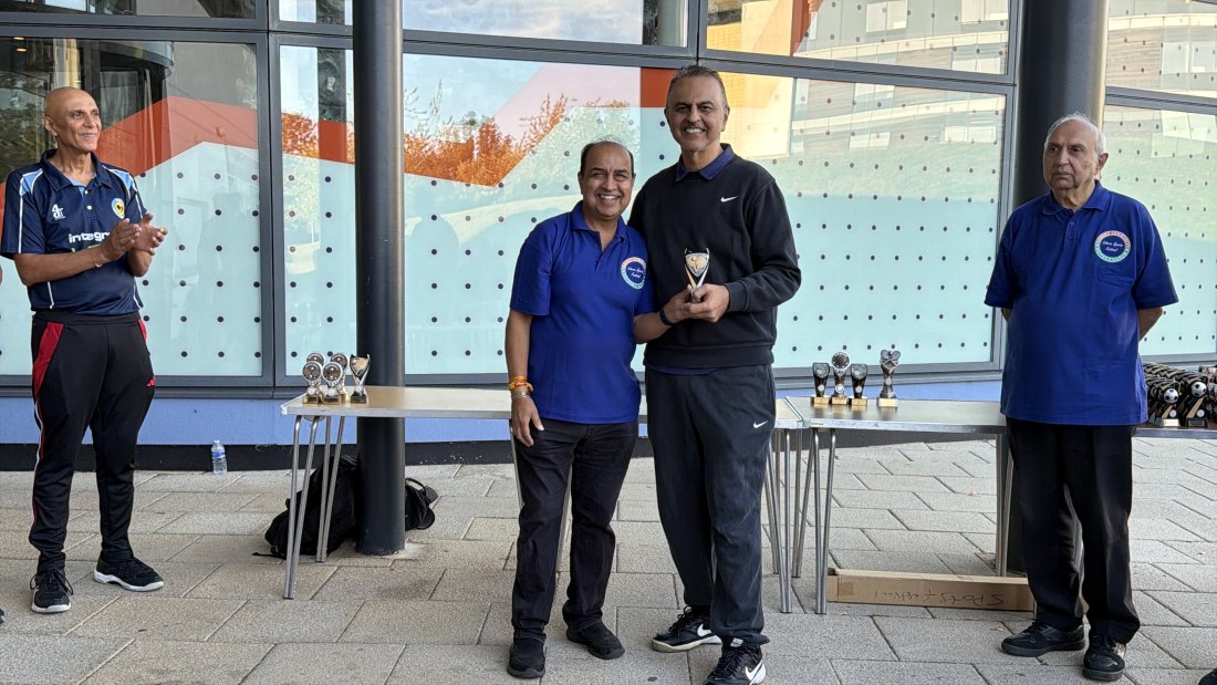 The trophy presentations, Festival Day at Hertfordshire Sports Village, Lohana Sports Festival 2026