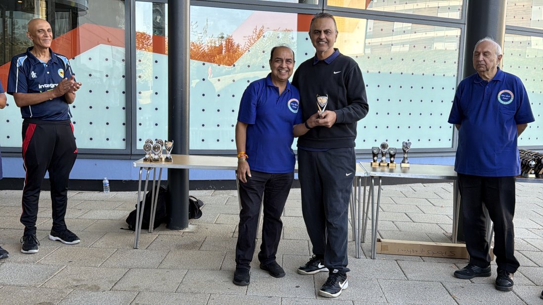 The trophy presentations, Festival Day at Hertfordshire Sports Village, Lohana Sports Festival 2026