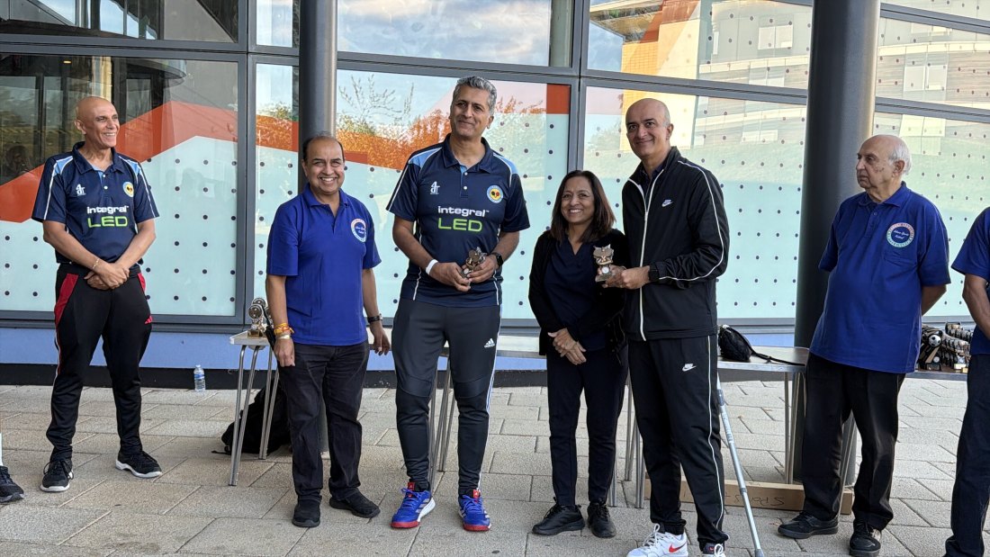 The trophy presentations, Festival Day at Hertfordshire Sports Village, Lohana Sports Festival 2026