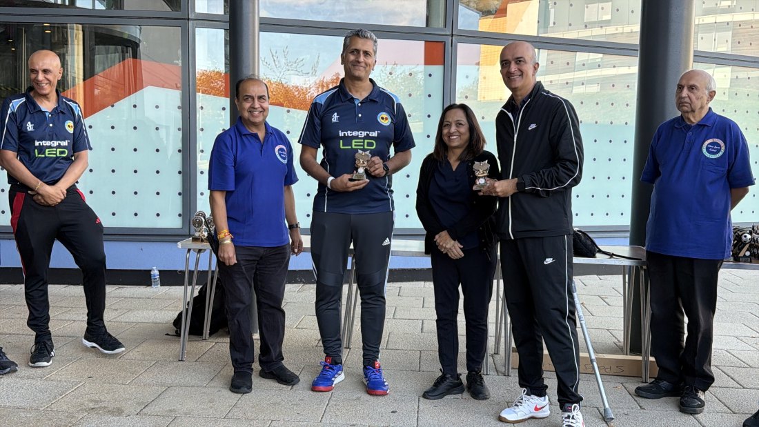 The trophy presentations, Festival Day at Hertfordshire Sports Village, Lohana Sports Festival 2026