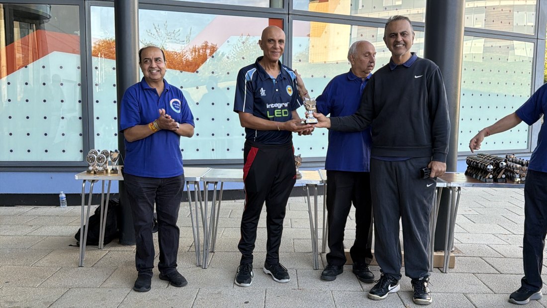 The trophy presentations, Festival Day at Hertfordshire Sports Village, Lohana Sports Festival 2026