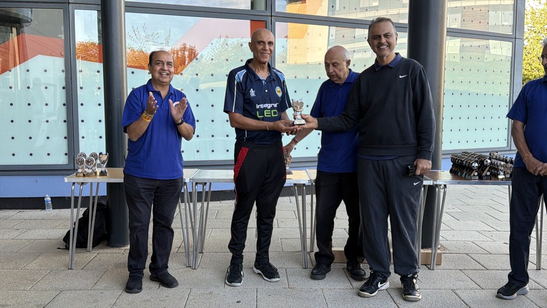The trophy presentations, Festival Day at Hertfordshire Sports Village, Lohana Sports Festival 2026
