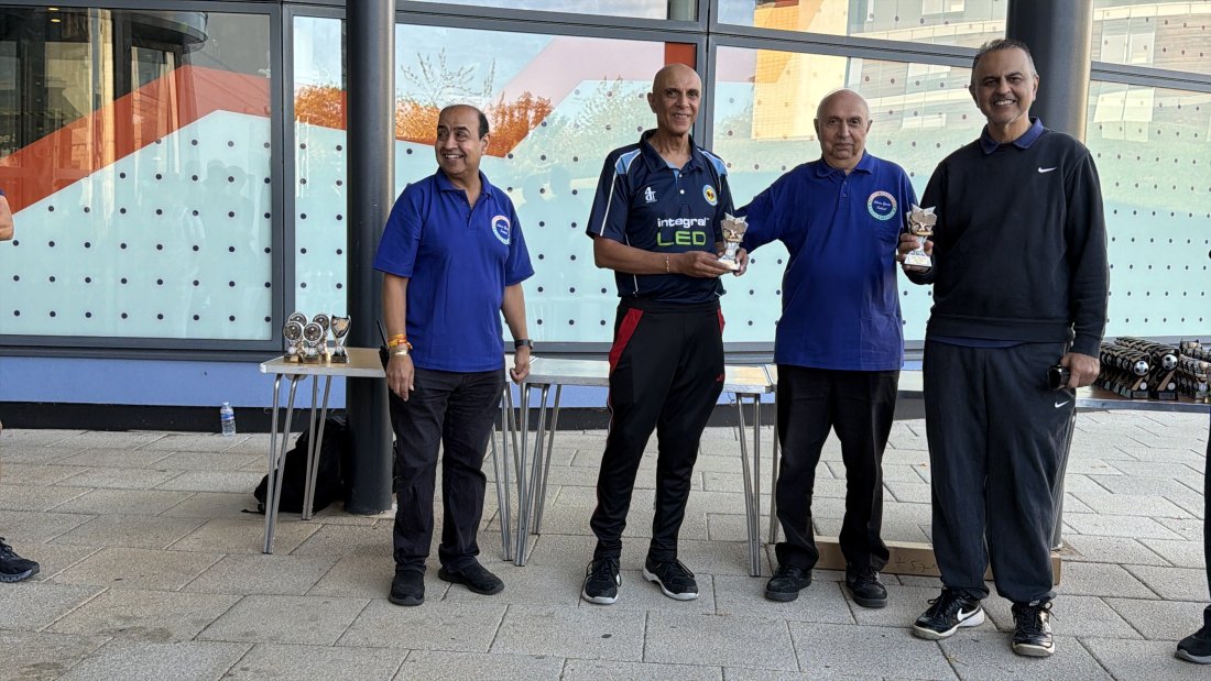 The trophy presentations, Festival Day at Hertfordshire Sports Village, Lohana Sports Festival 2026